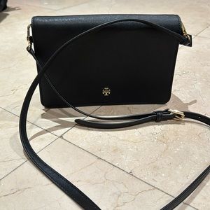 Tory Burch Black Crossbody Bag with wallet